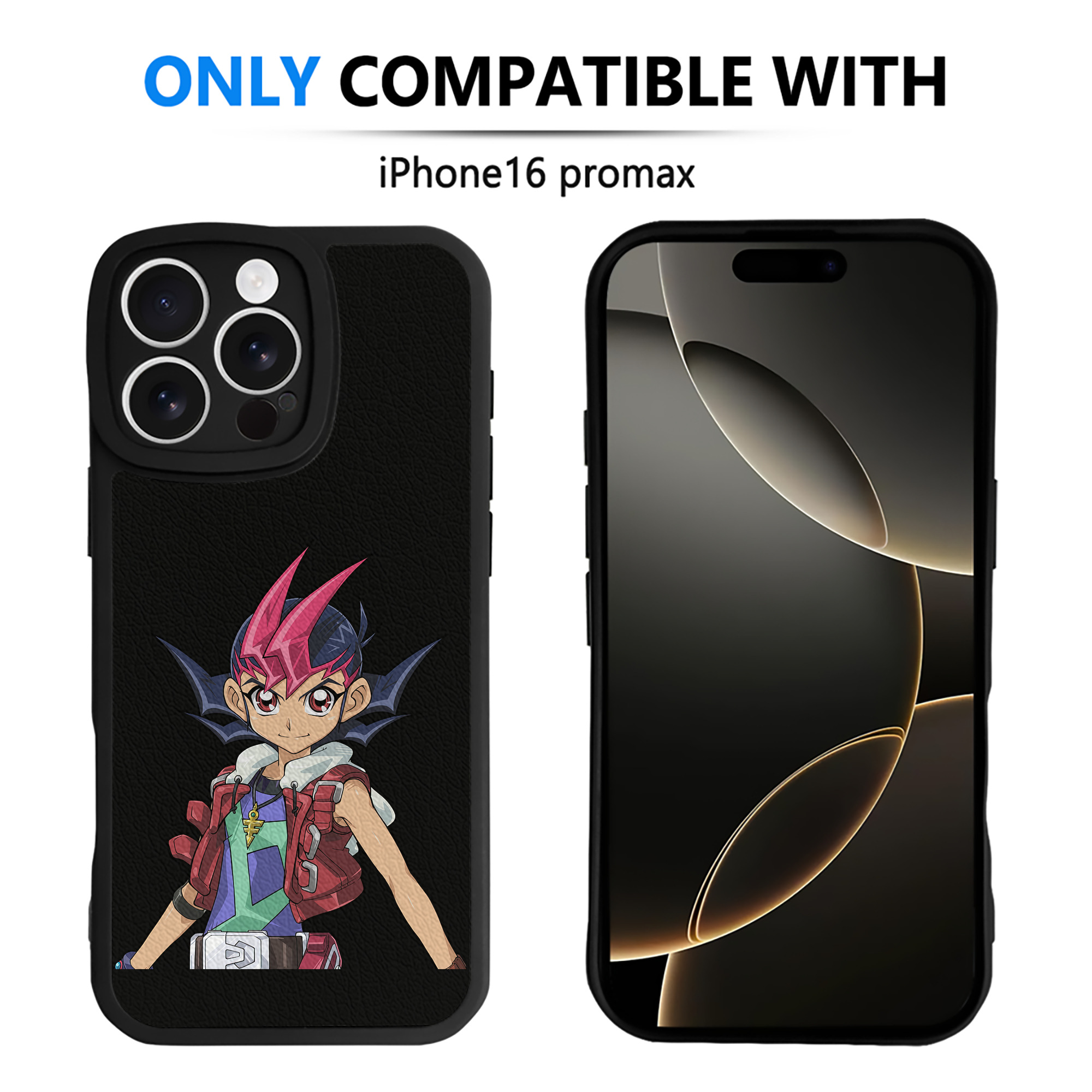 遊☆戯☆王 Yu-Gi-Oh! 【iPhone 16シリーズ対応】シリコンスマホケース（レザー調） 材質：シリコン